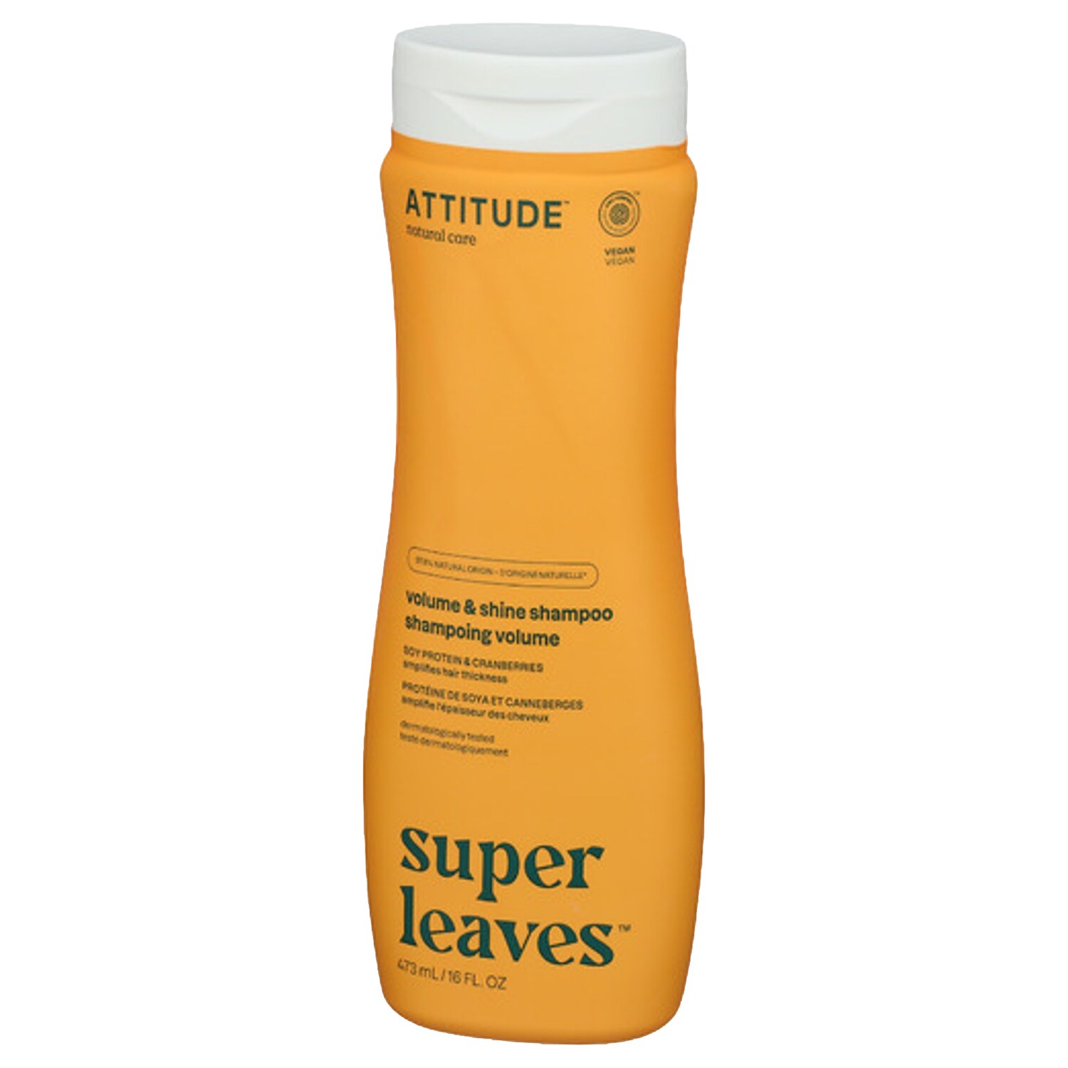 Attitude Super Leaves, Volume & Shine Shampoo, Soy Protein & Cranberries